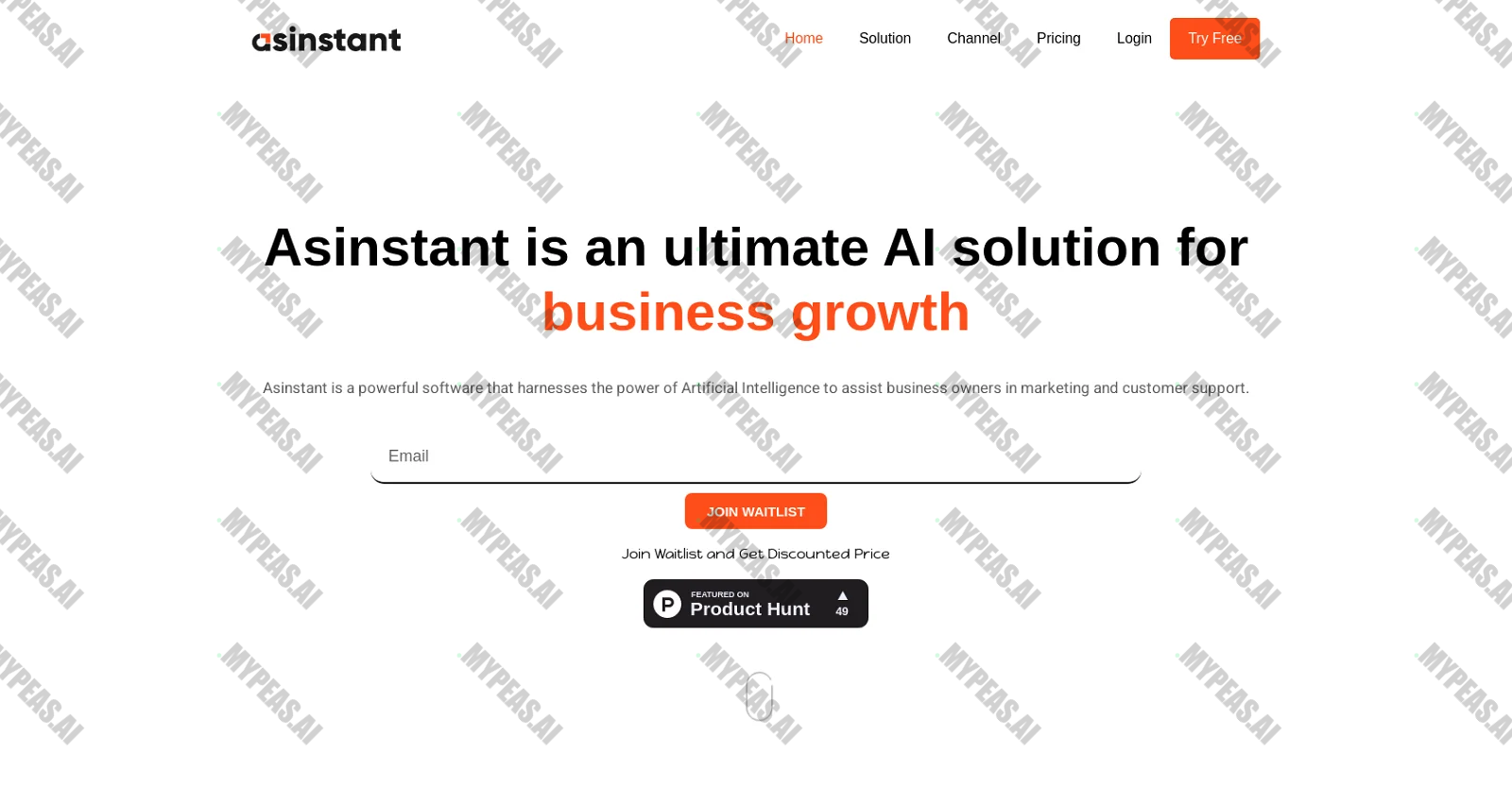 Asinstant screenshot
