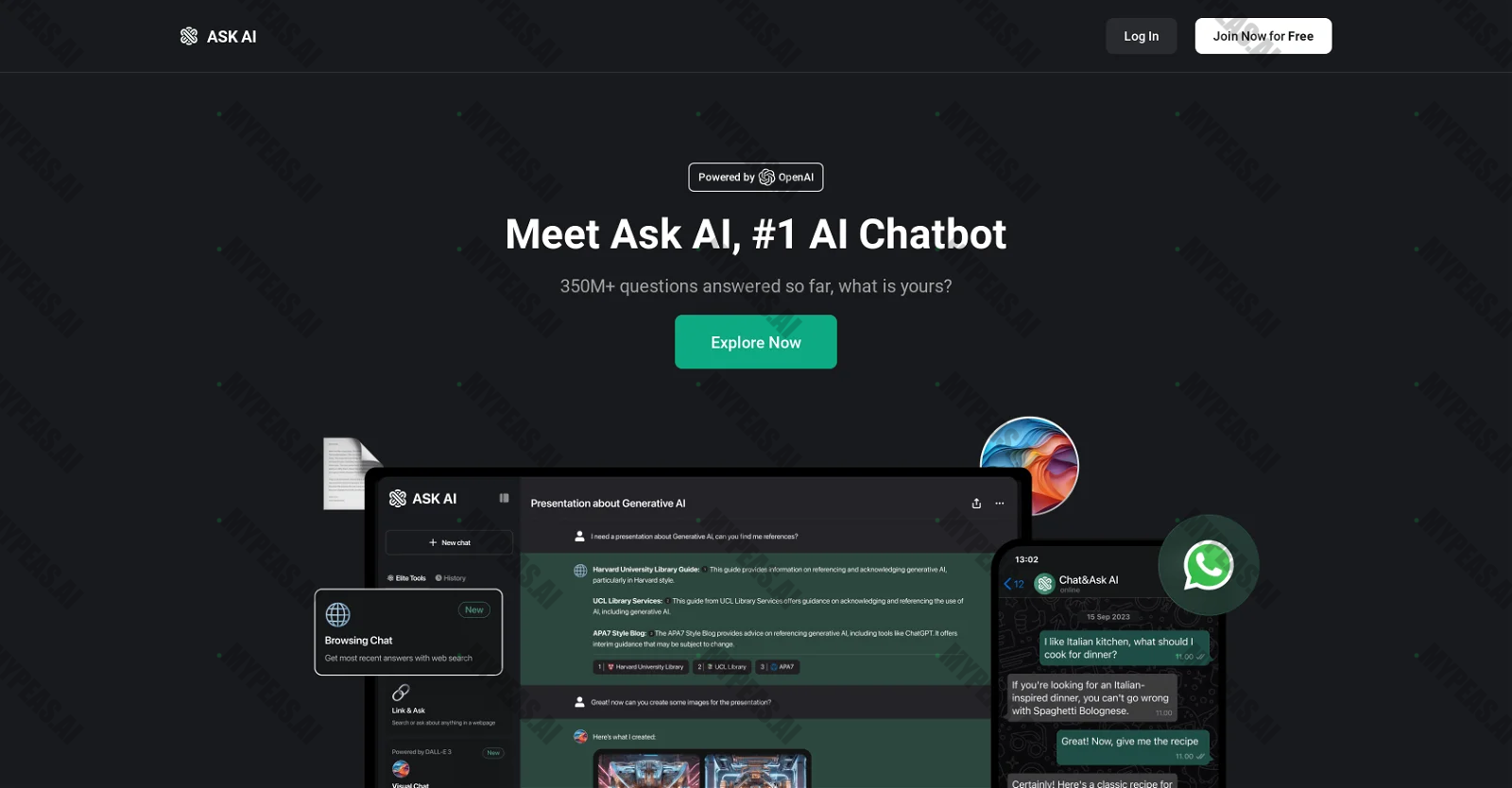 Ask AI Chat screenshot