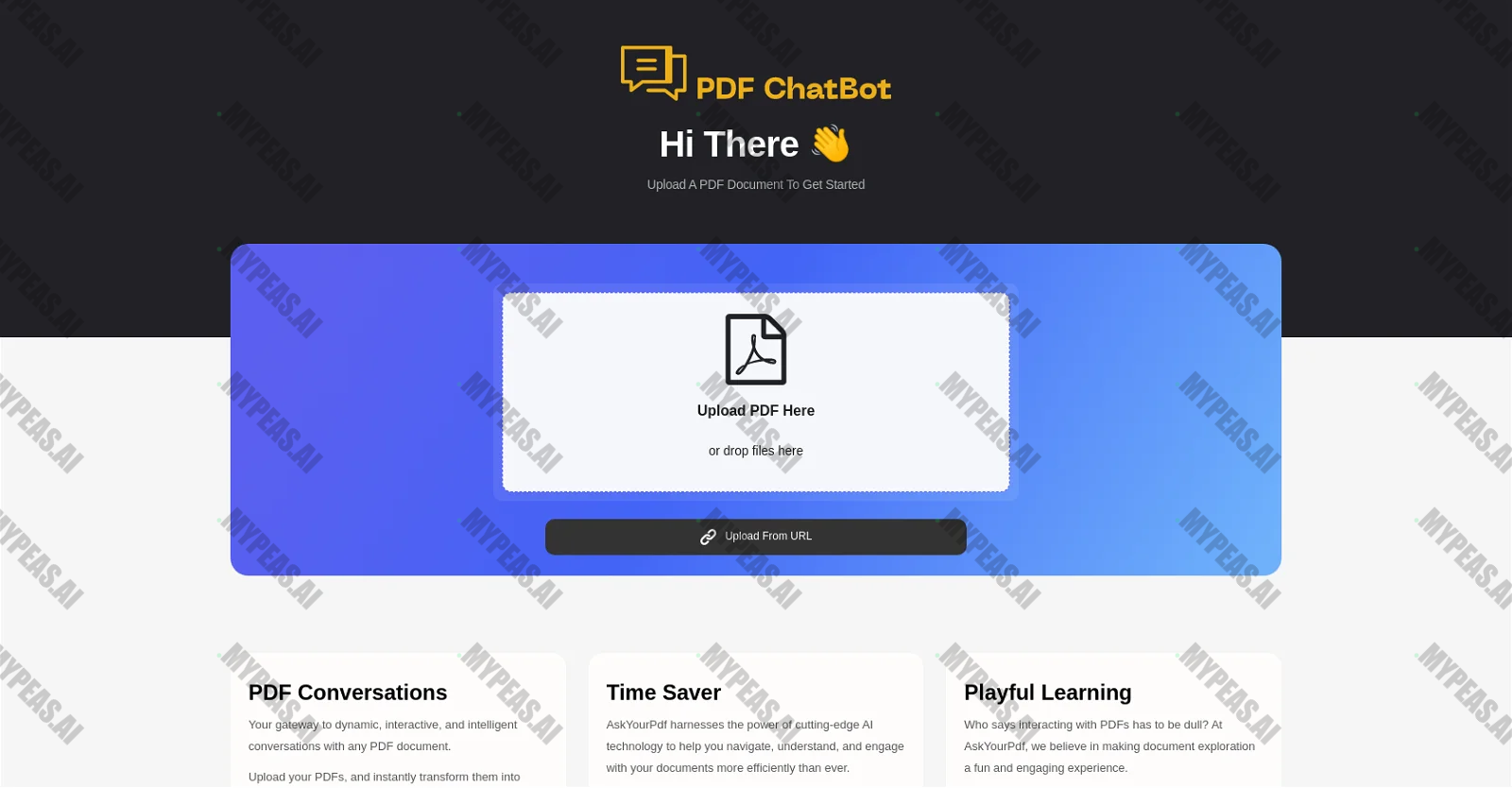 Ask Your PDF screenshot