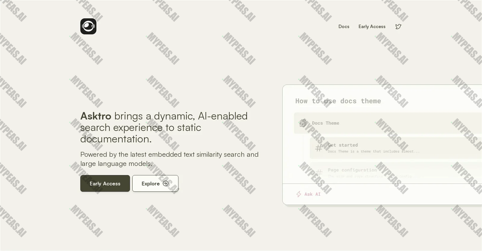 Asktro screenshot