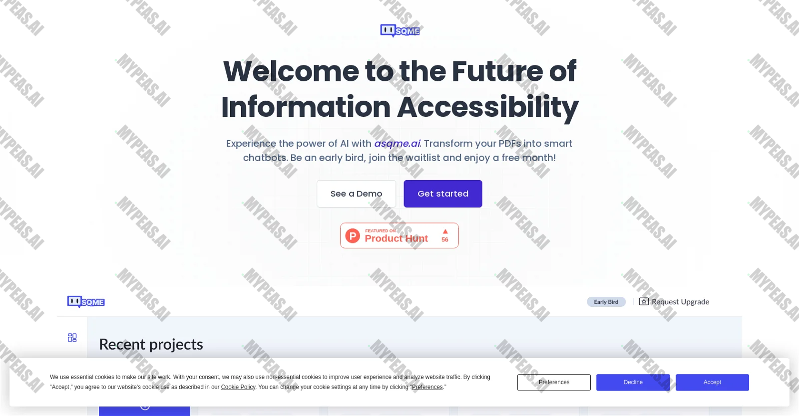 Asqme screenshot