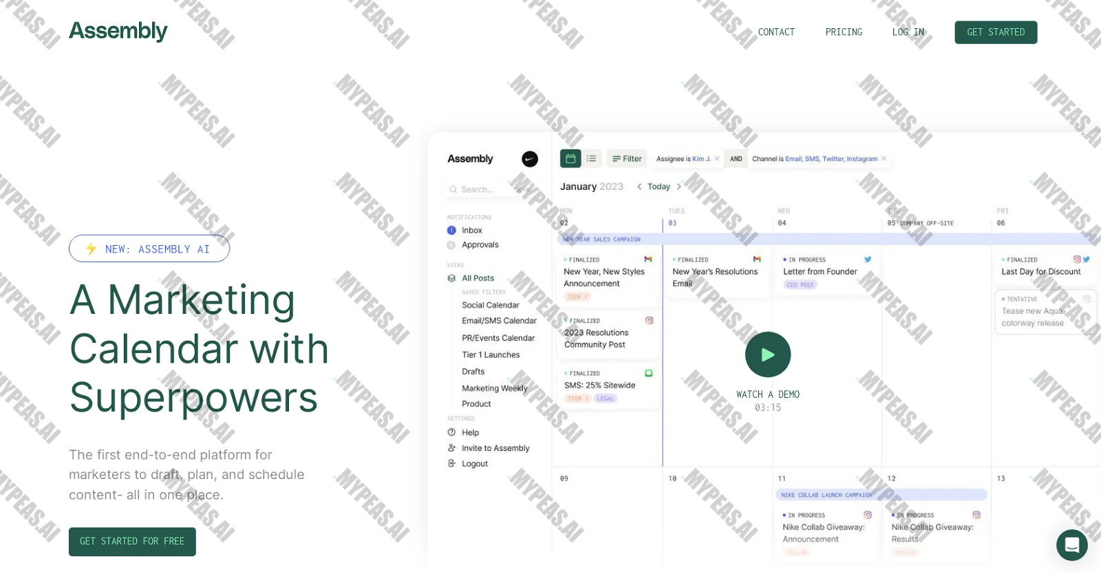 Assembly.marketing screenshot