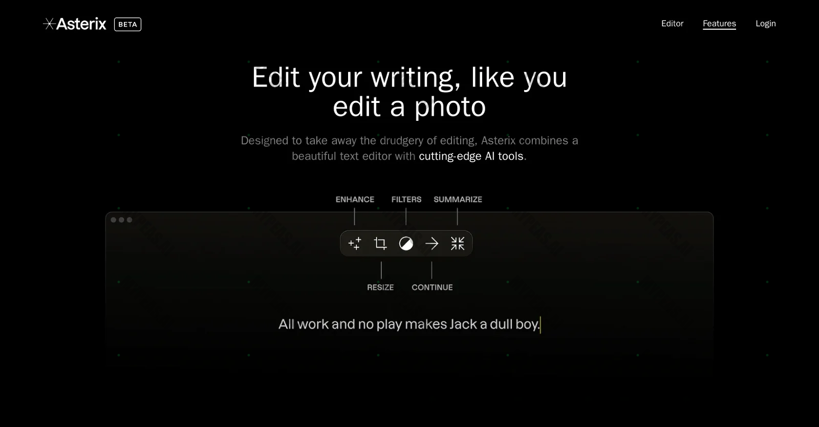 Asterix Writer screenshot
