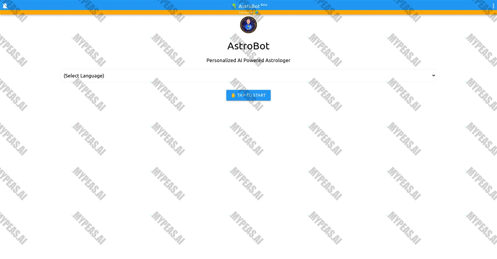 AstroBot screenshot