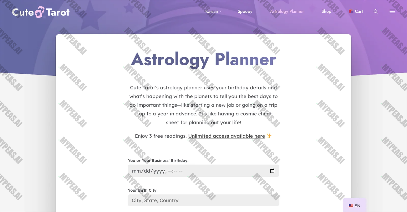 Astrology Planner screenshot