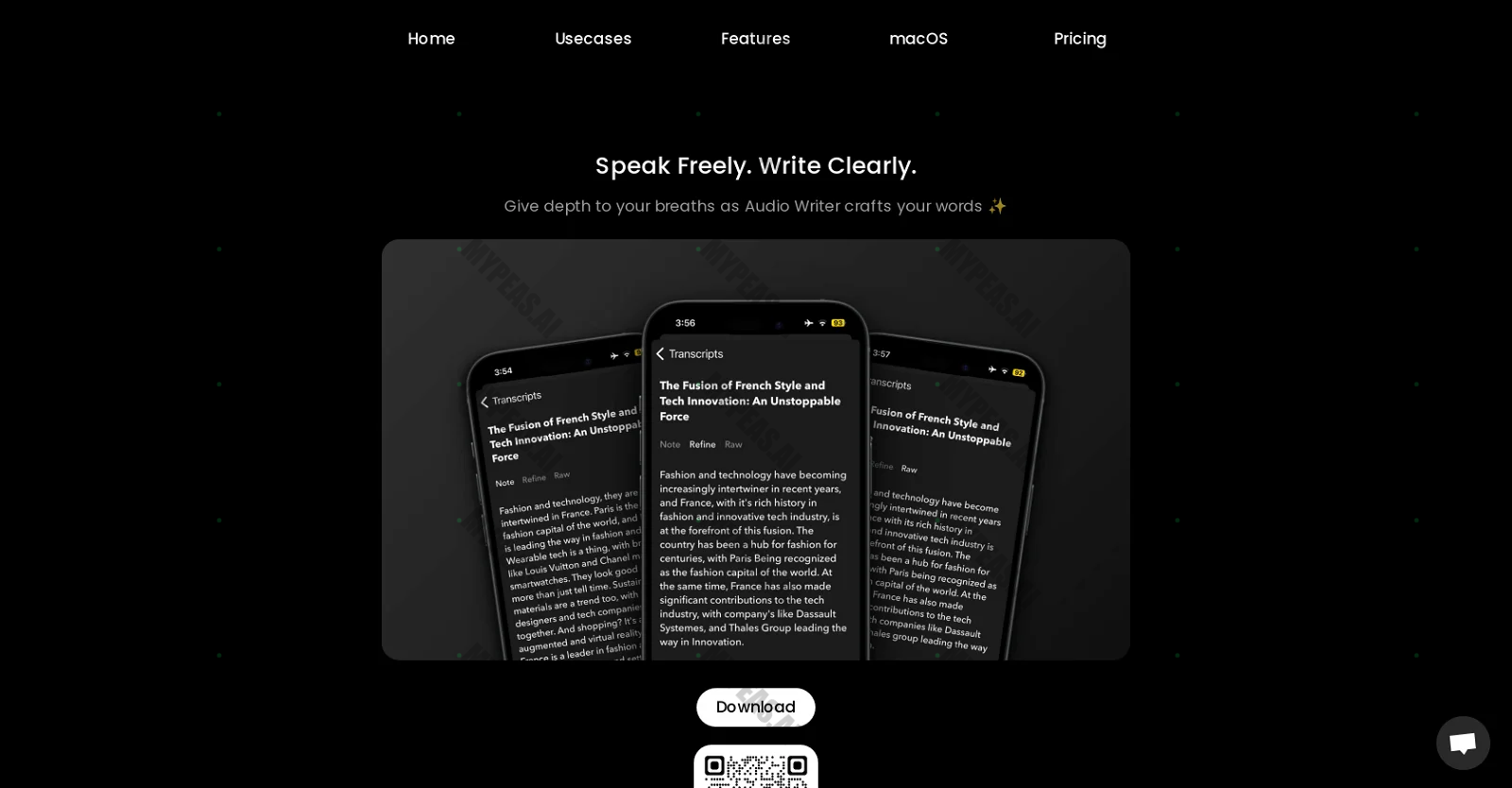 Audio Writer screenshot