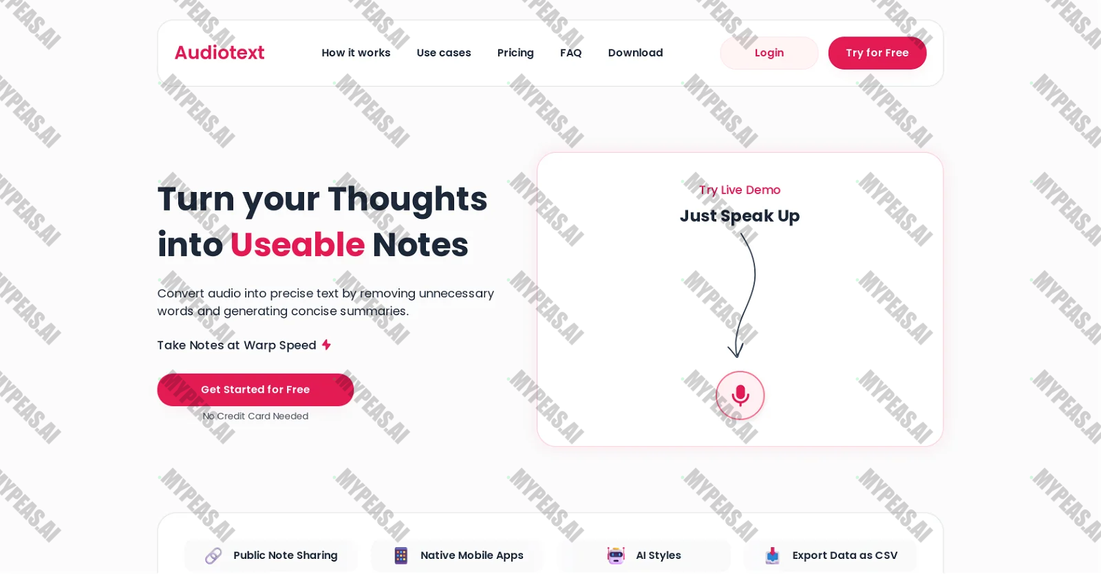 Audiotext Ai screenshot