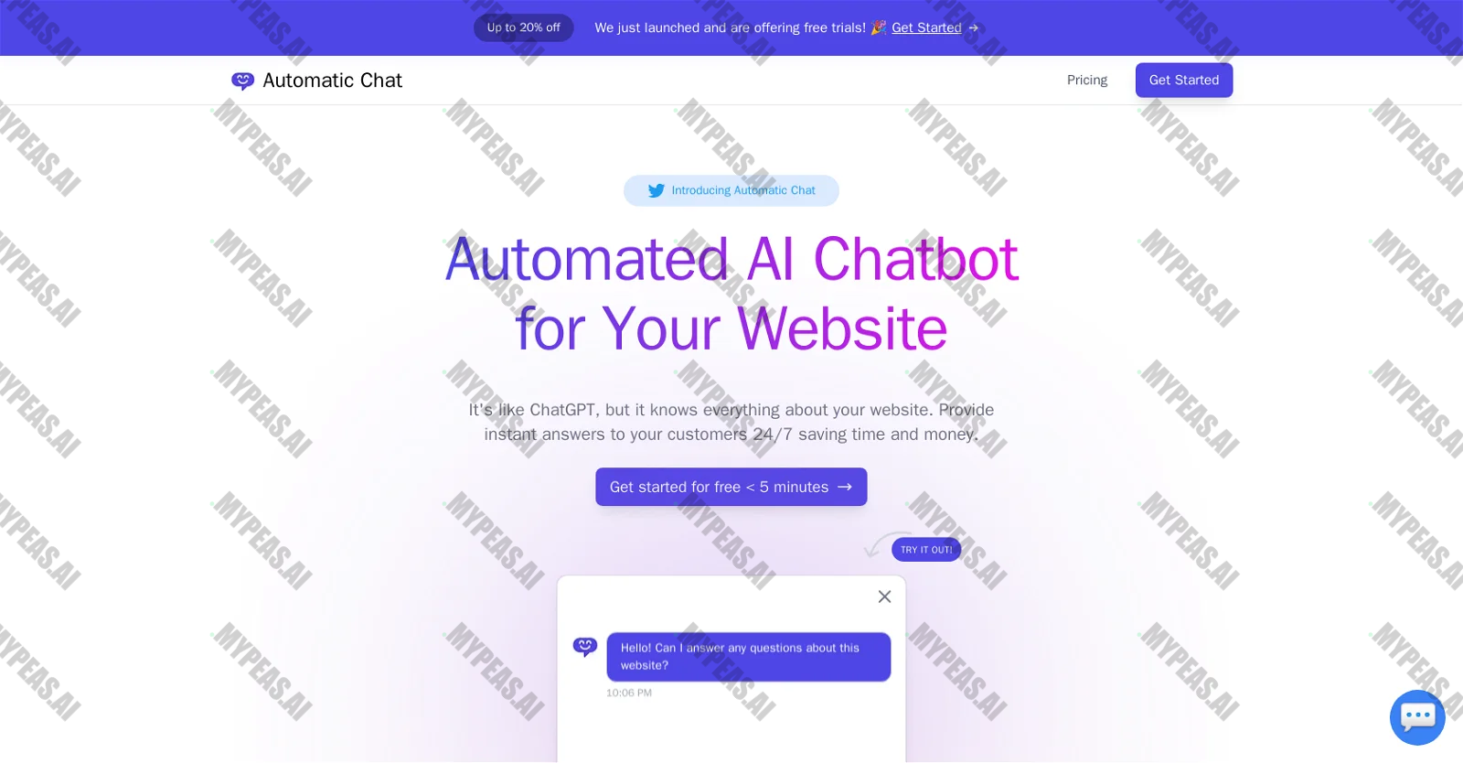 Automatic Chat screenshot