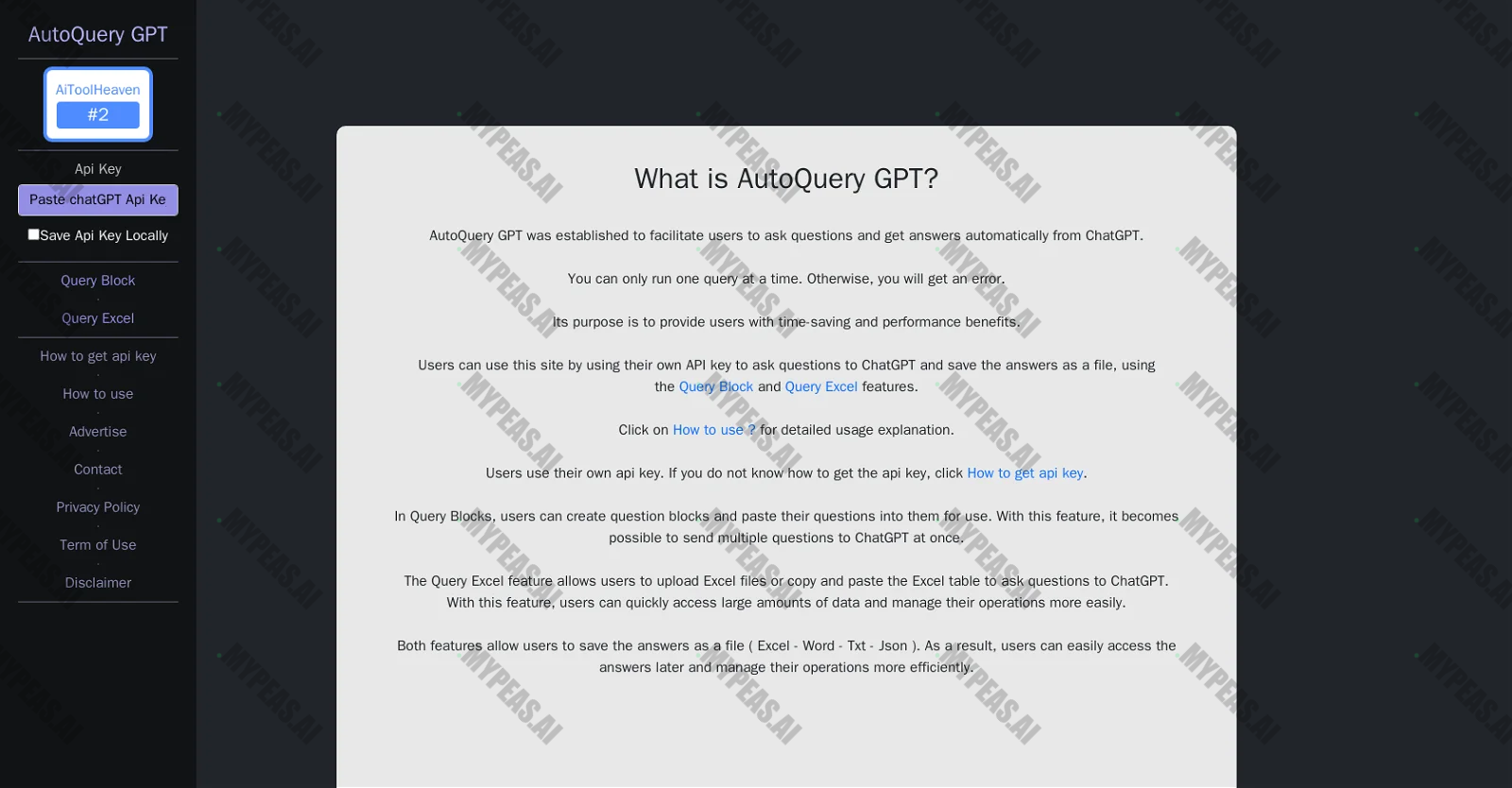 AutoQuery screenshot