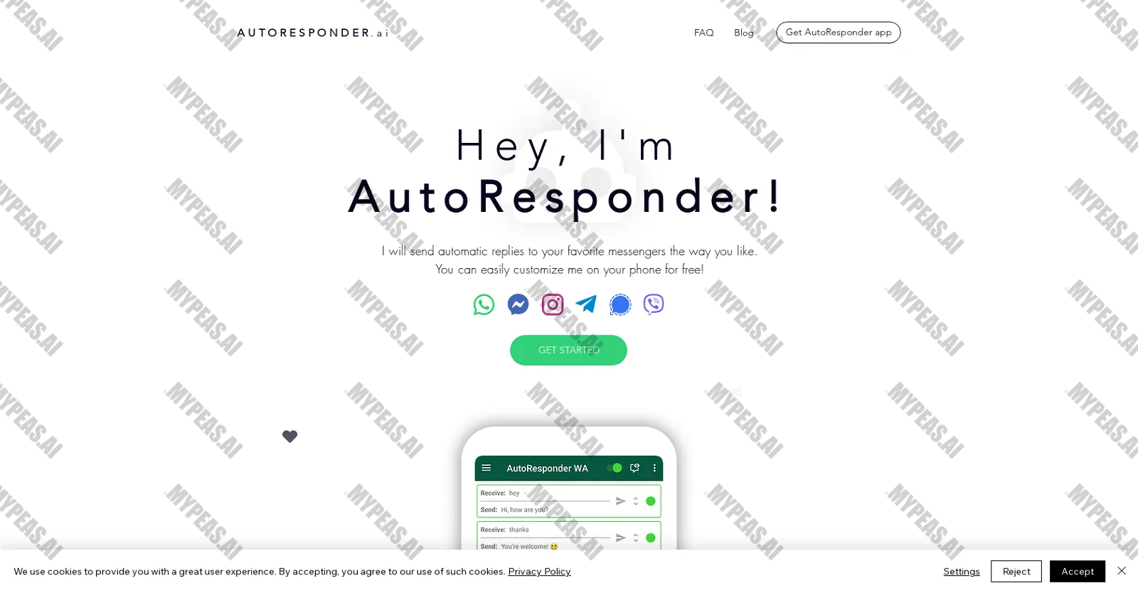 AutoResponder screenshot