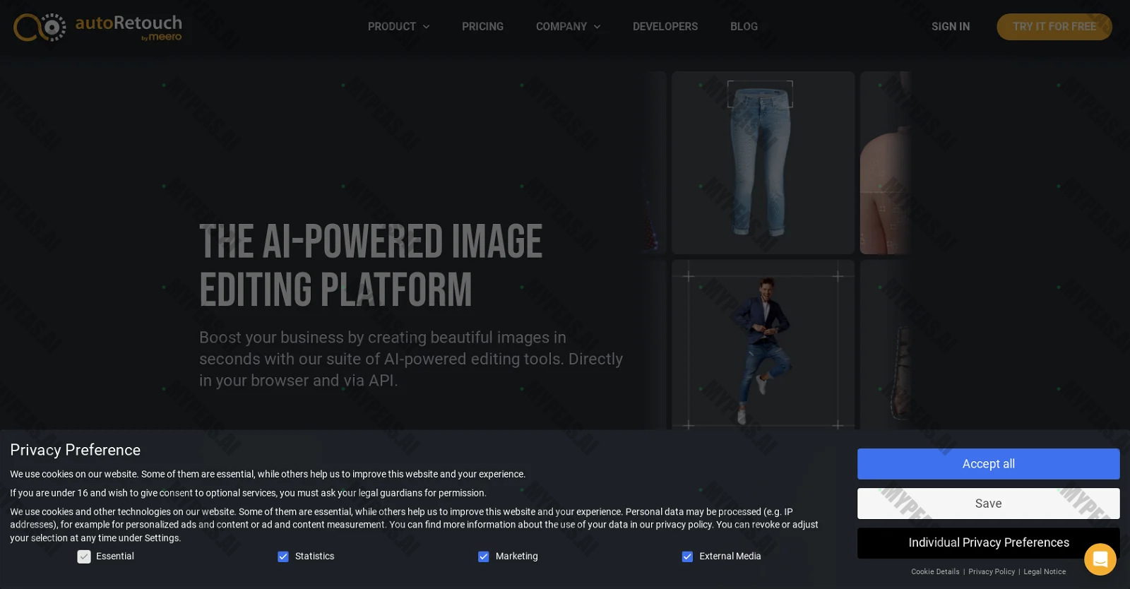 autoRetouch screenshot