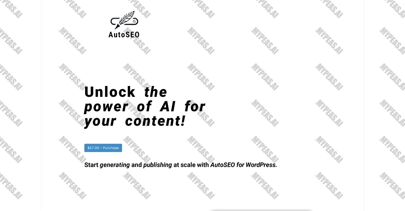 AutoSEO screenshot