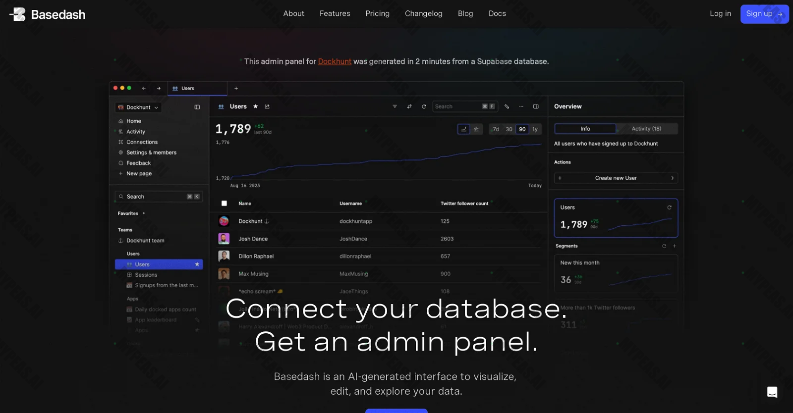 Basedash screenshot