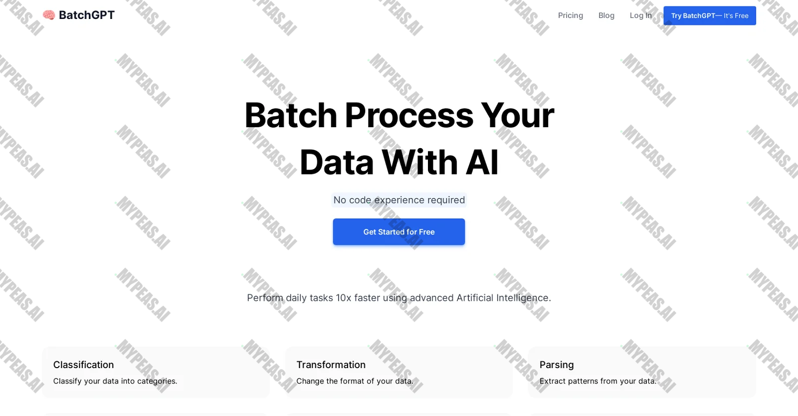 Batch GPT screenshot