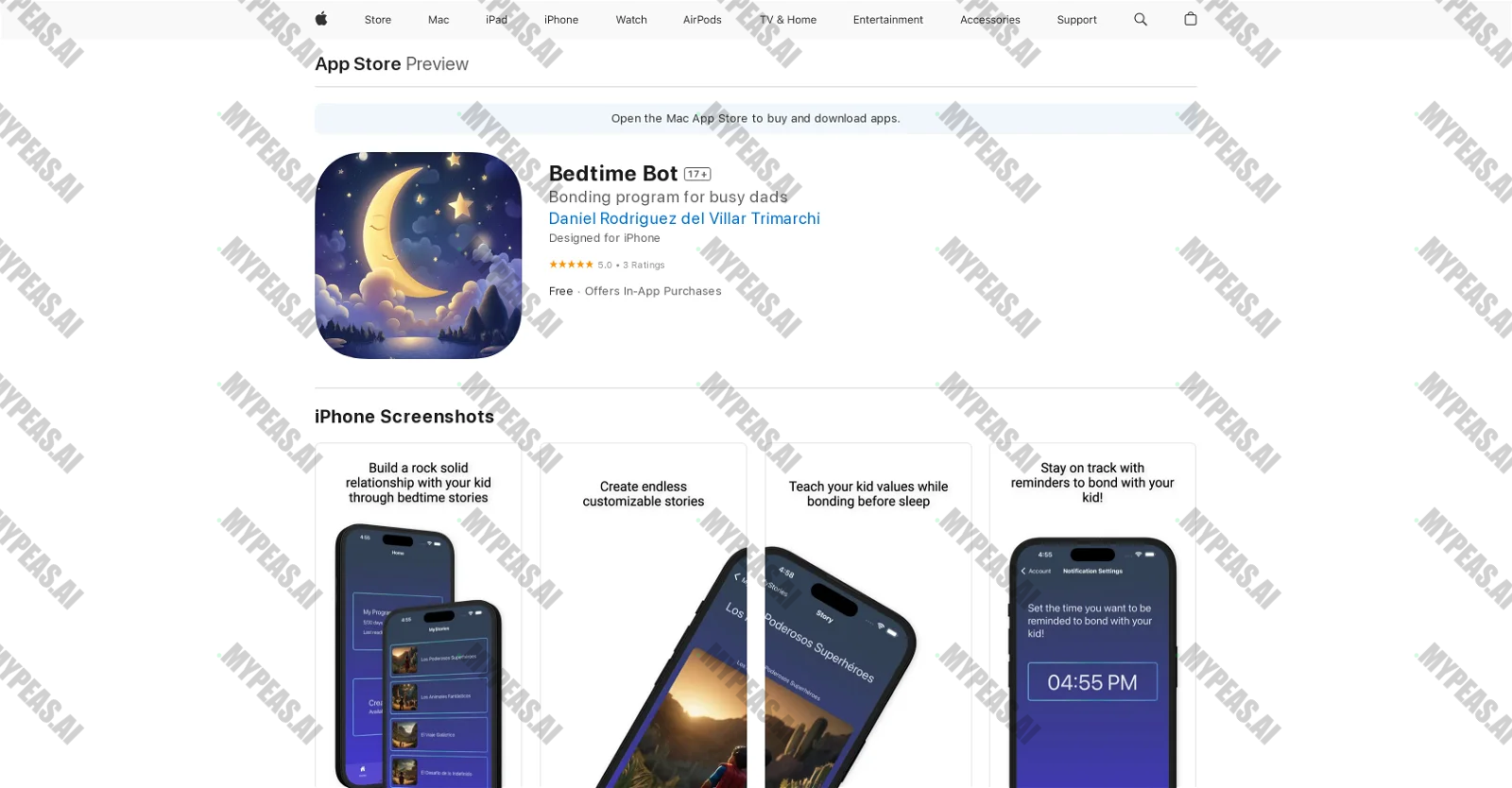 Bedtime Bot screenshot
