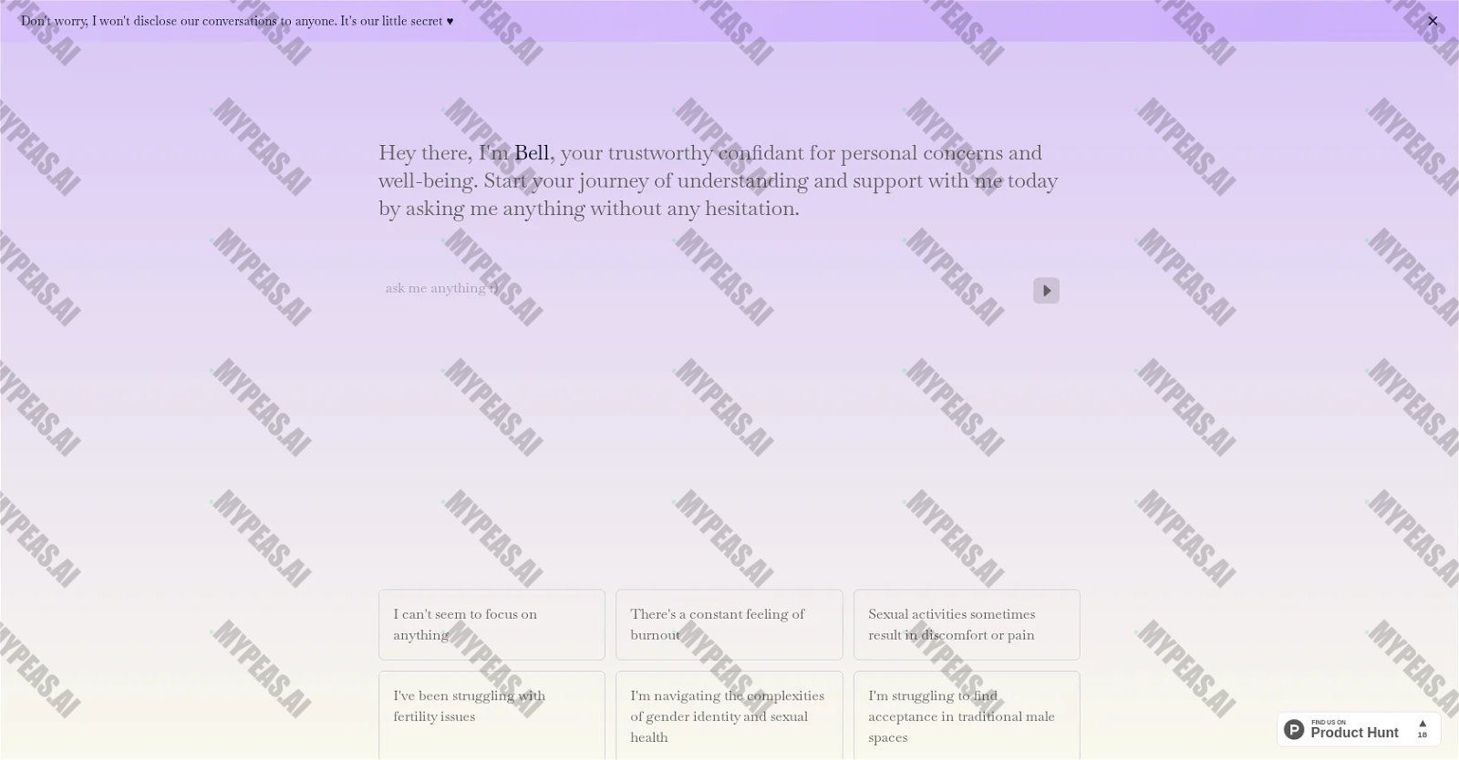 Bell screenshot
