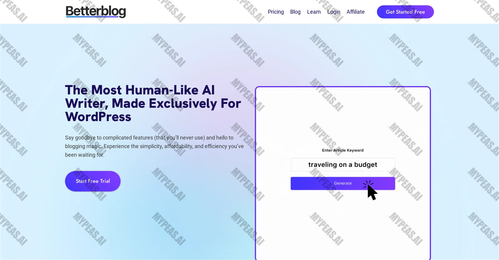 BetterBlog screenshot