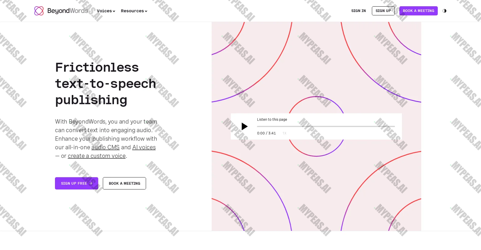 BeyondWords screenshot