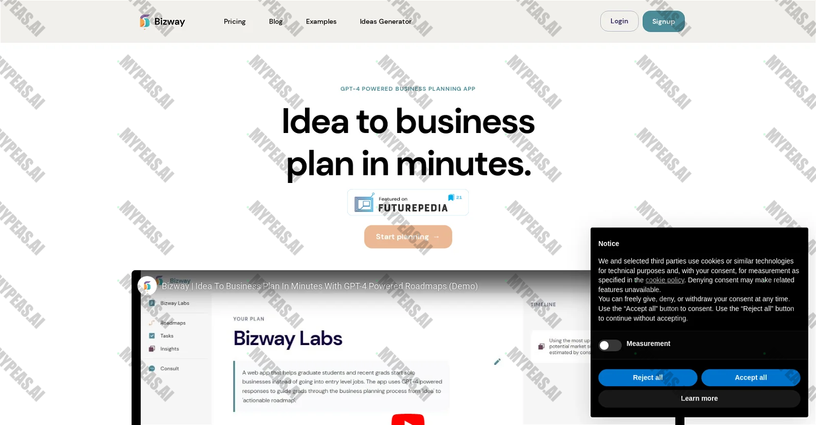 Bizway screenshot