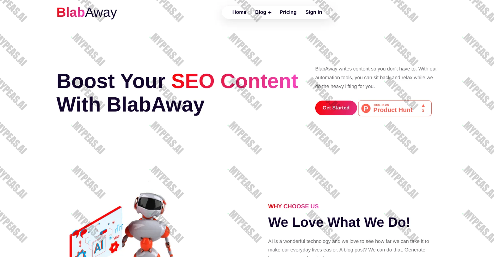 BlabAway screenshot