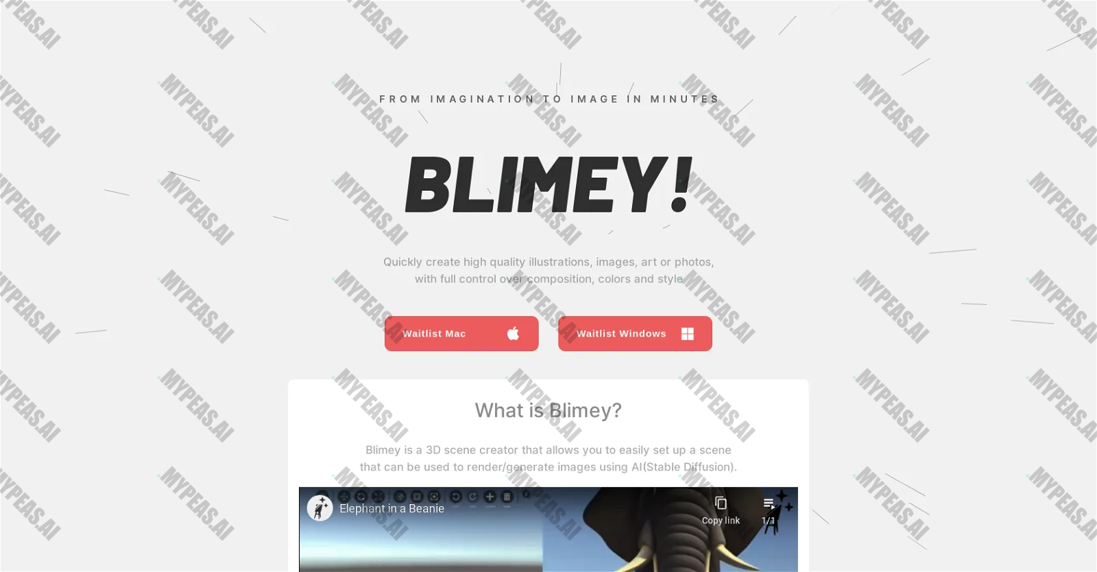 Blimey screenshot