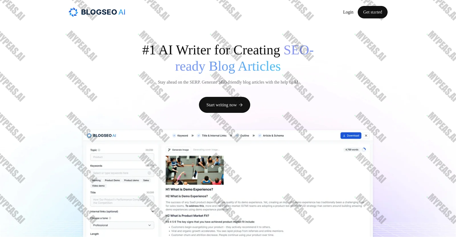 BlogSEO screenshot