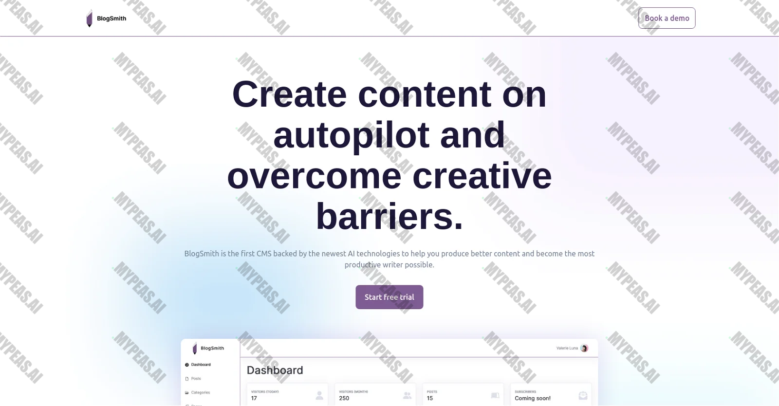 BlogSmith screenshot