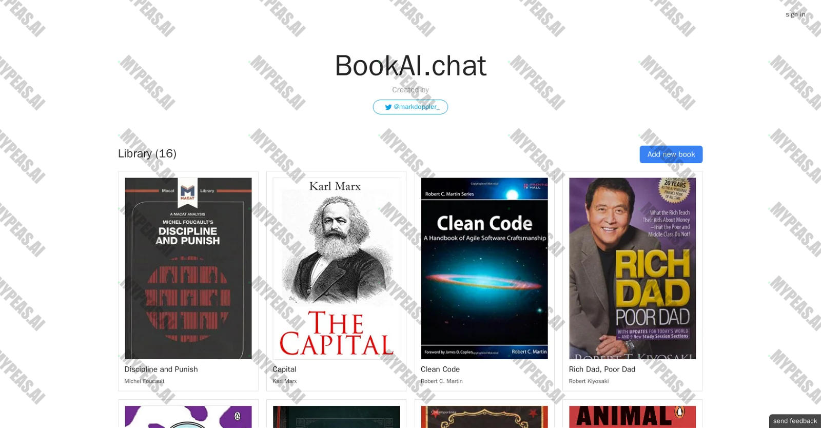 BookAI.chat screenshot