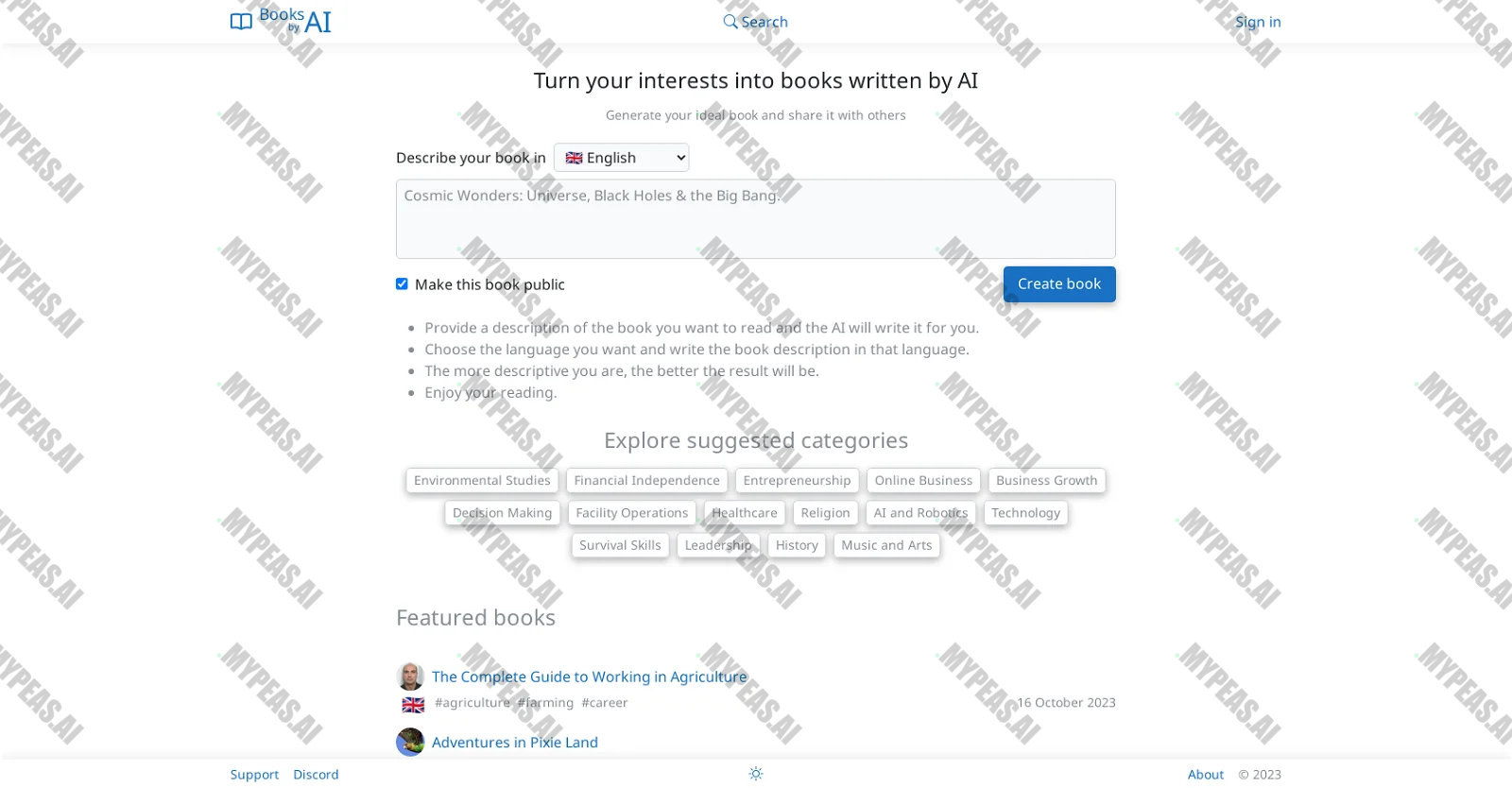 BooksByAI screenshot