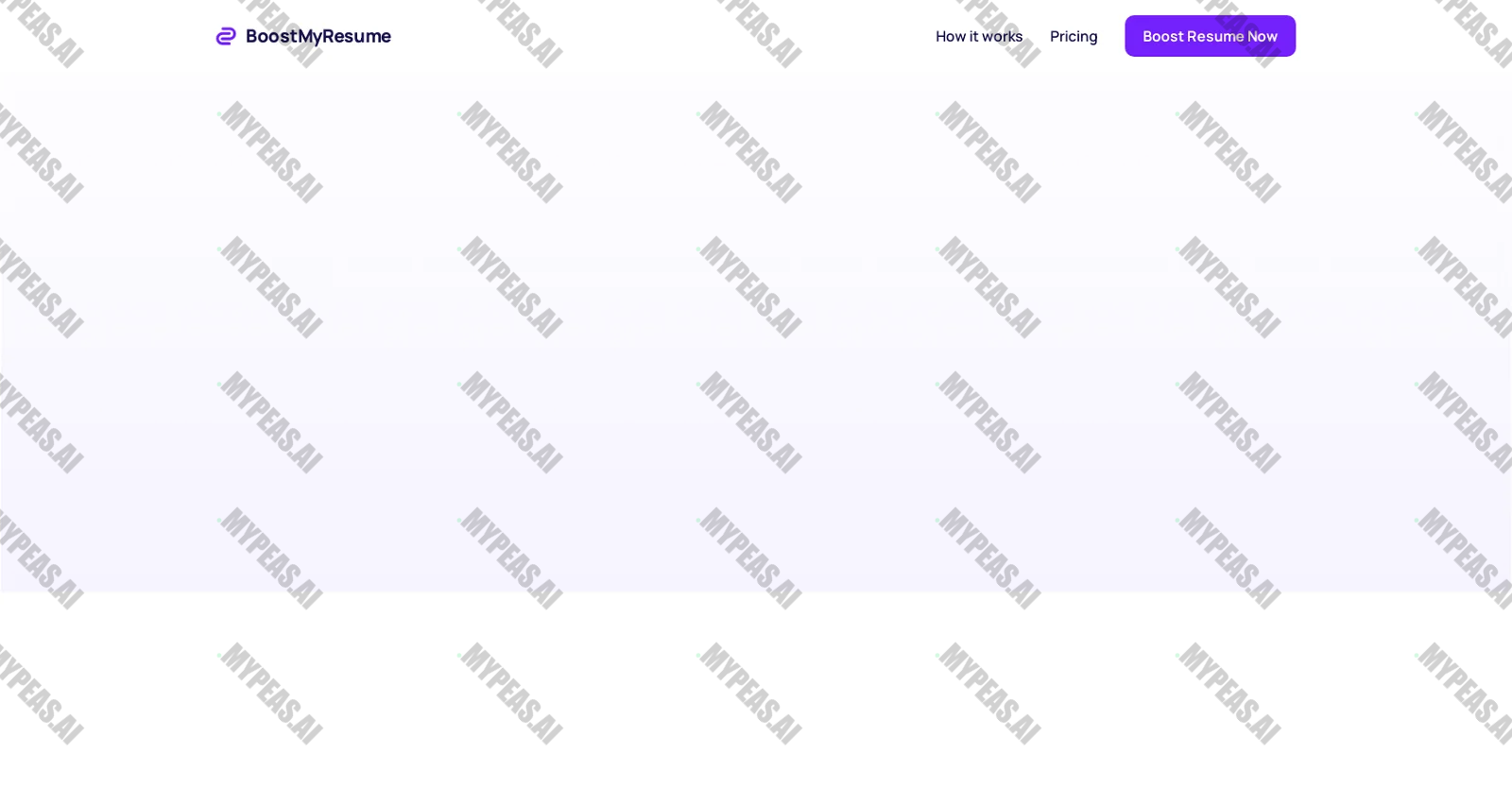 BoostMyResume screenshot