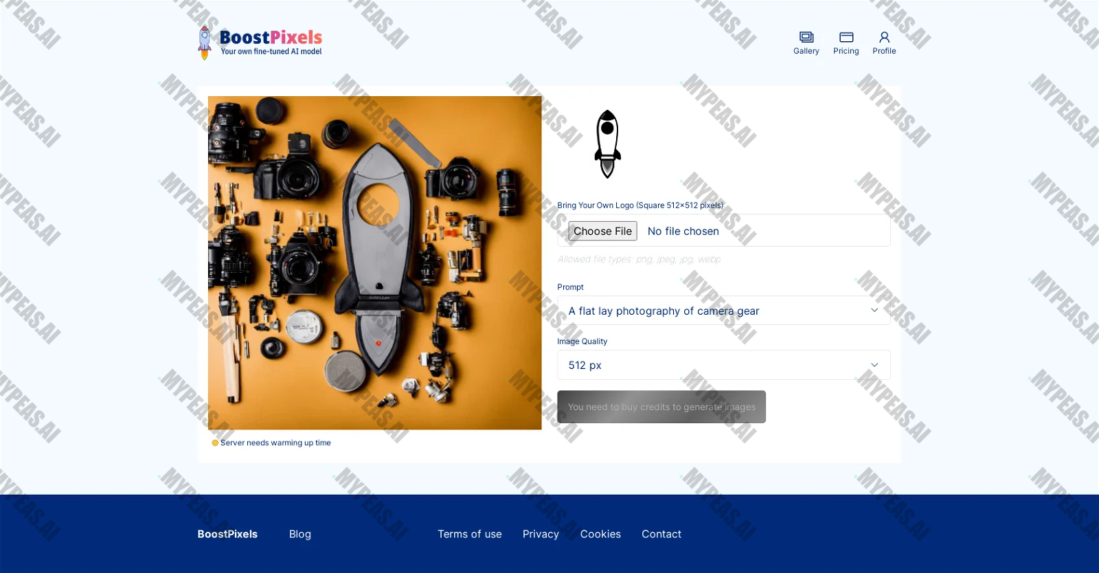 BoostPixels Flat screenshot