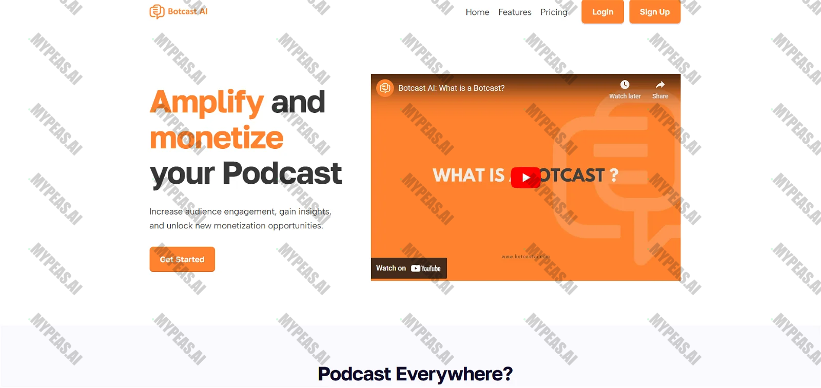 Botcast AI screenshot