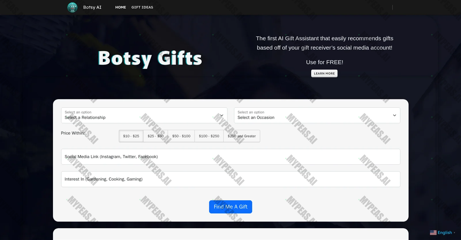 Botsy Gifts screenshot
