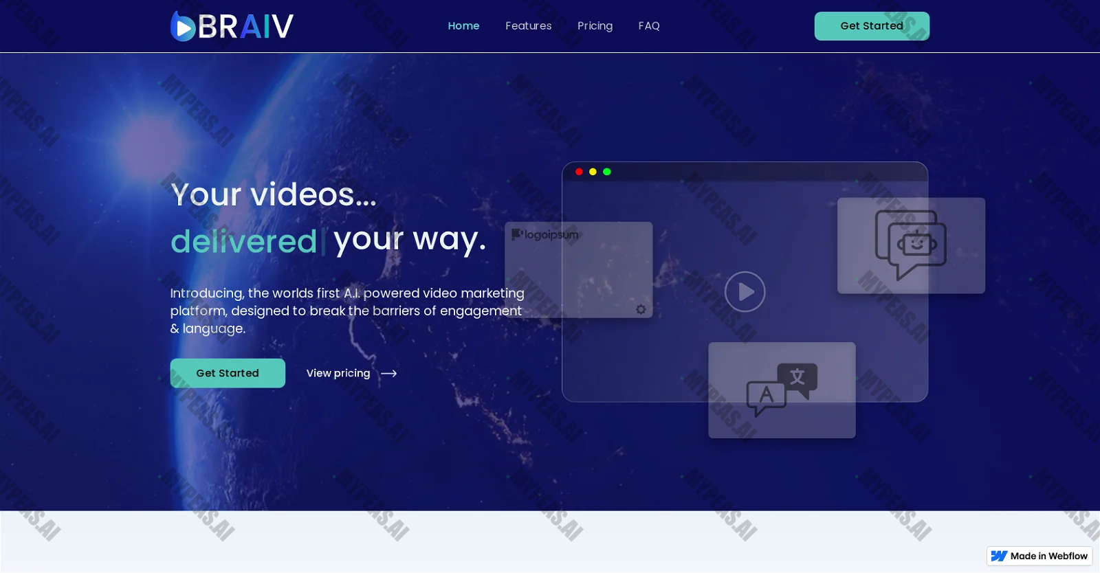 Braiv screenshot