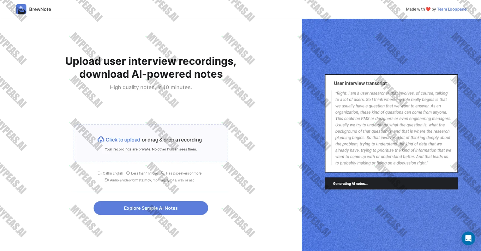 BrewNote screenshot