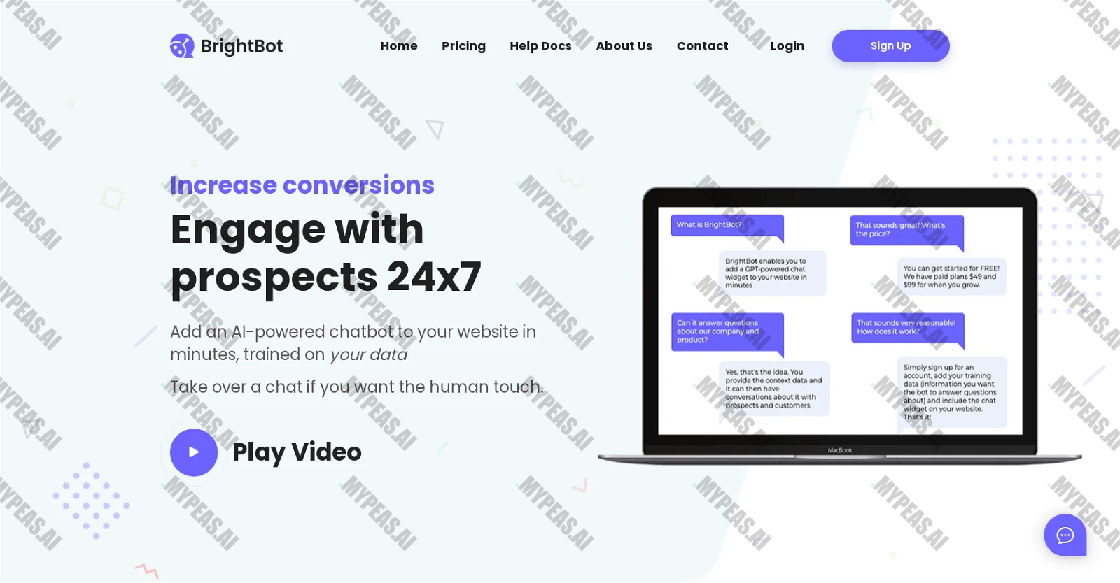 Brightbot screenshot
