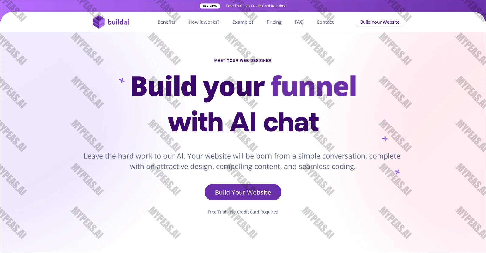 Buildai Website screenshot