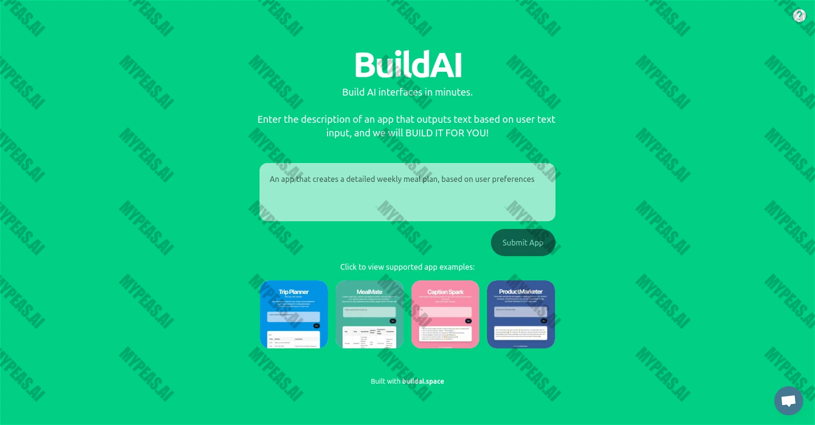 Buildai screenshot