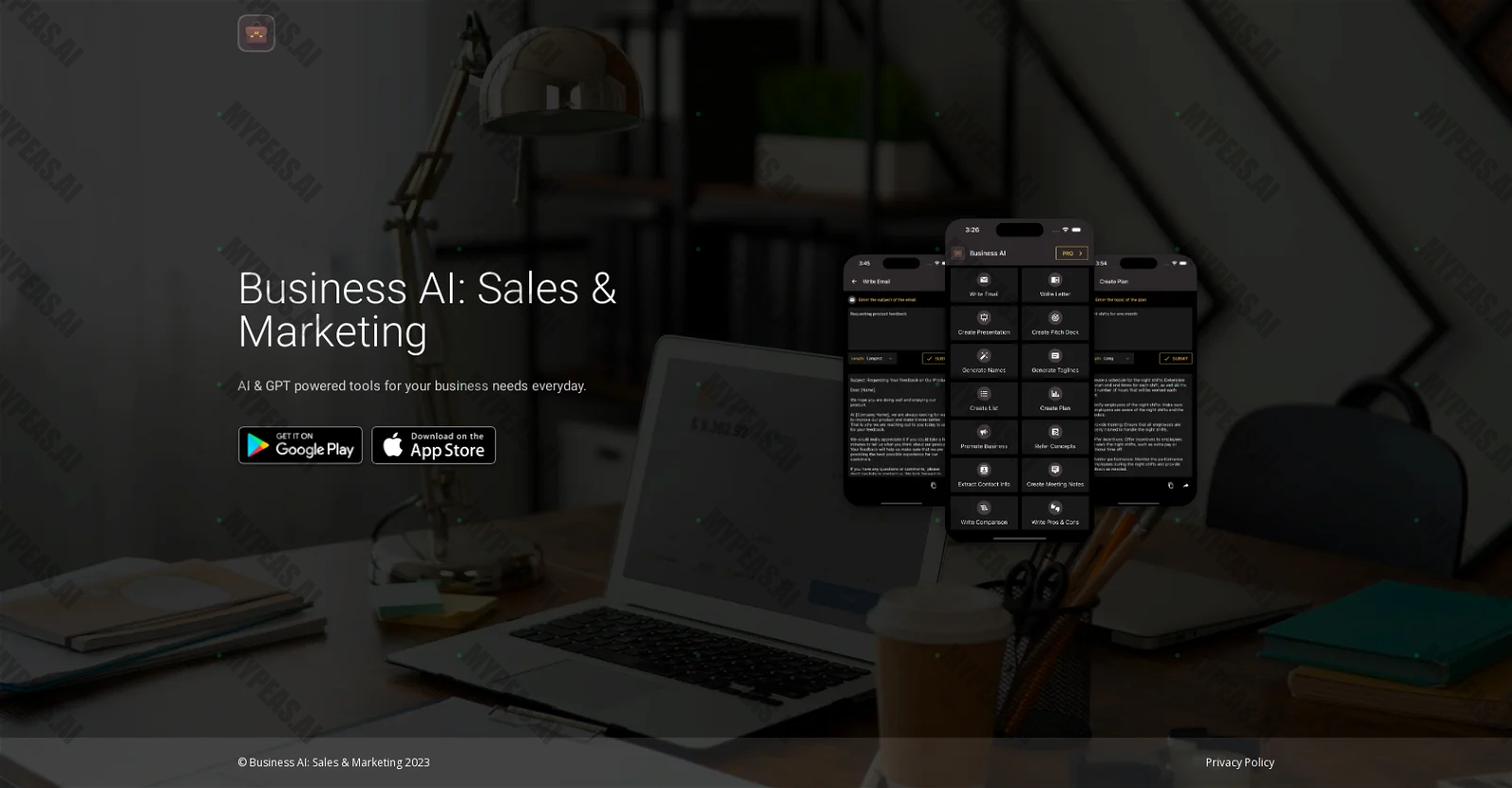 Business AI screenshot