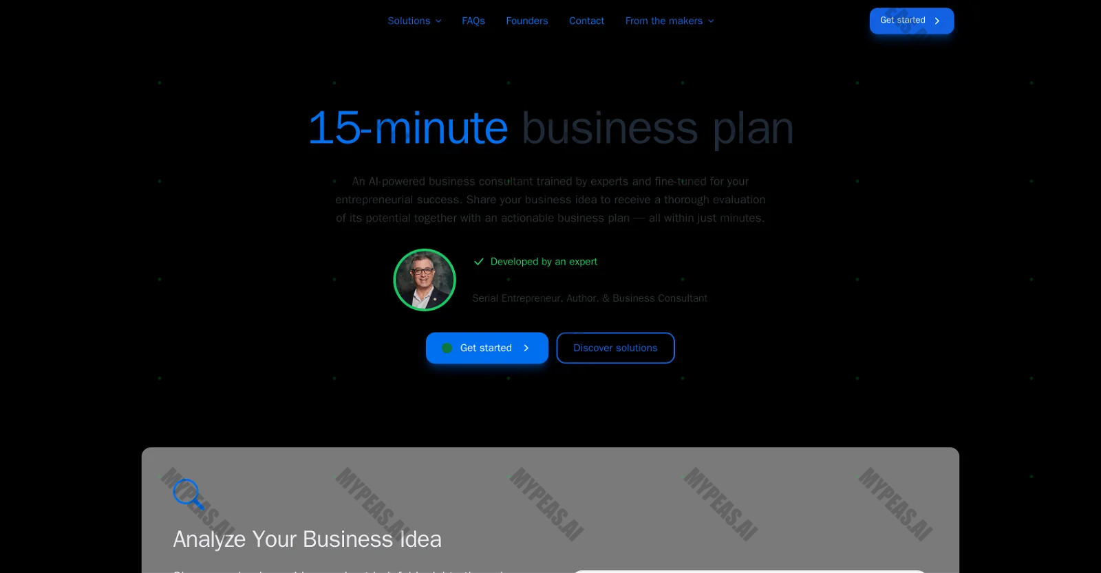 Business Plan Factory screenshot