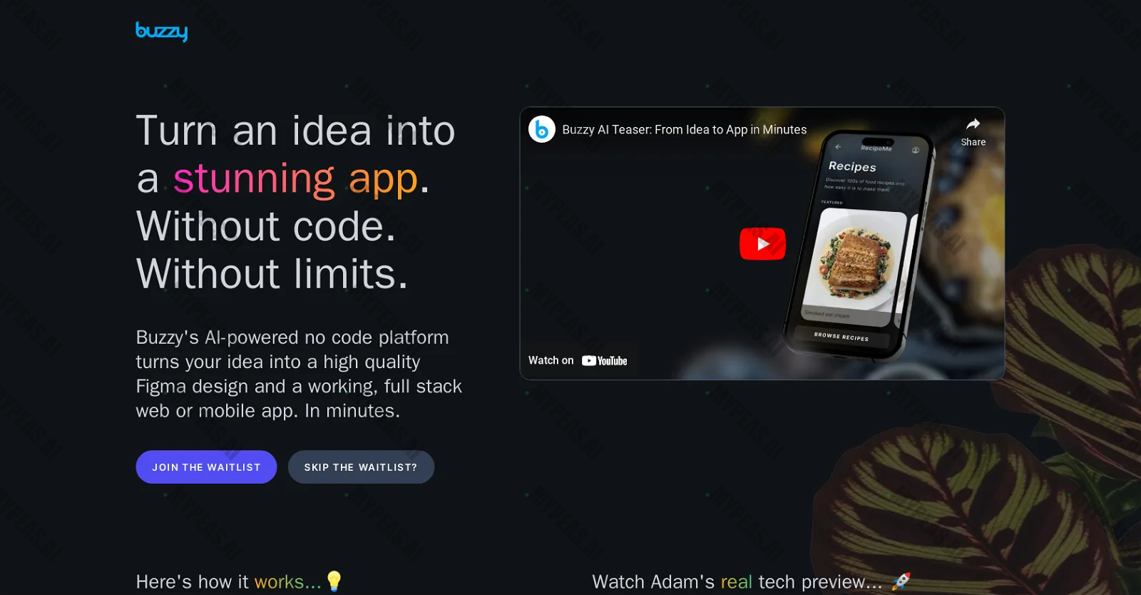 Buzzy screenshot