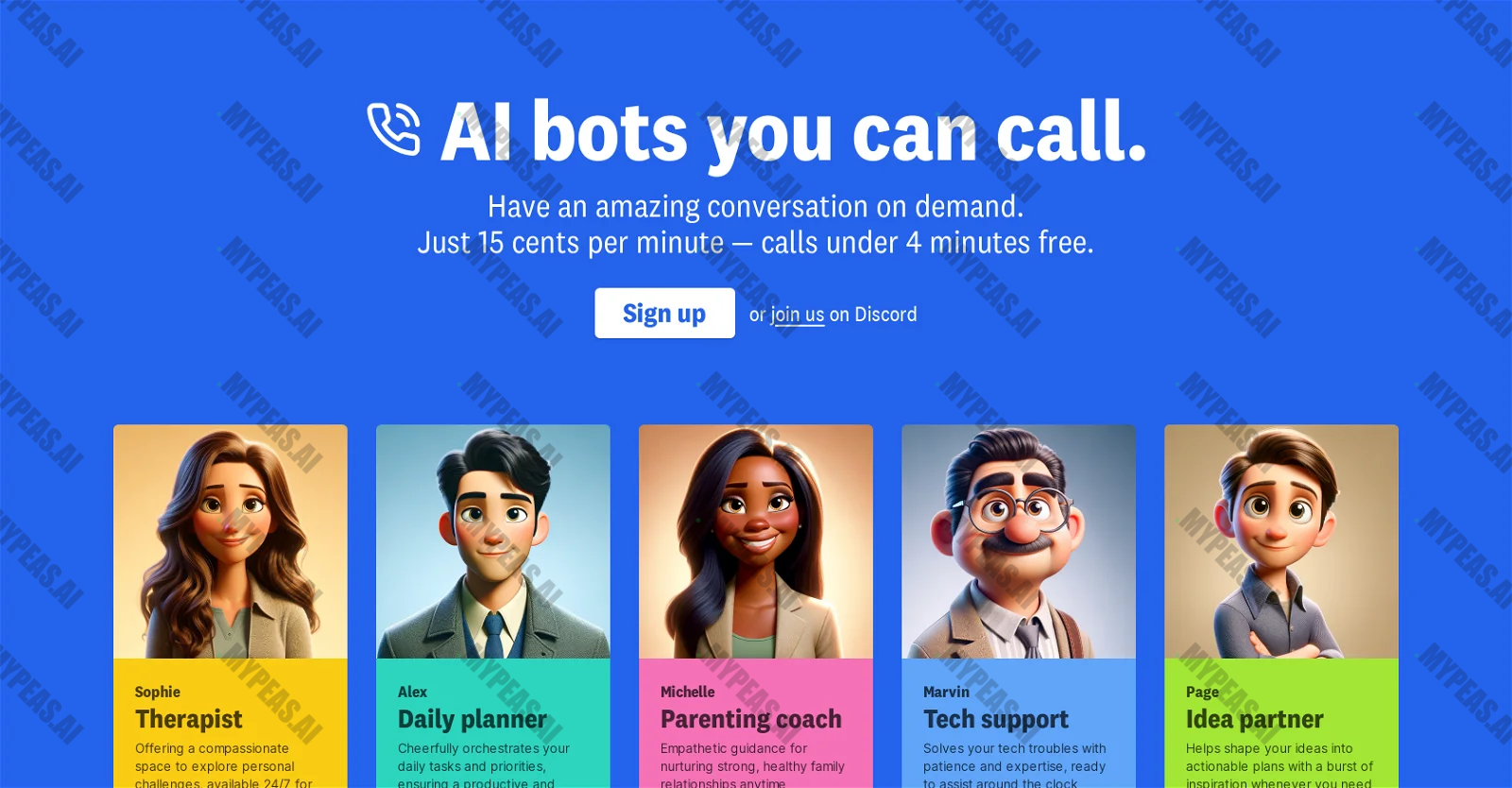 Call an AI screenshot