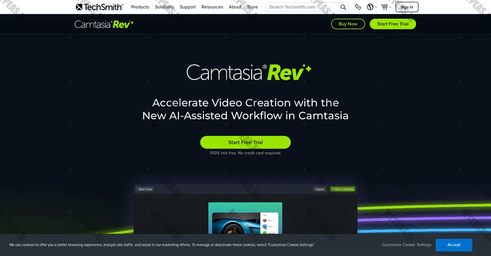 Camtasia Rev screenshot