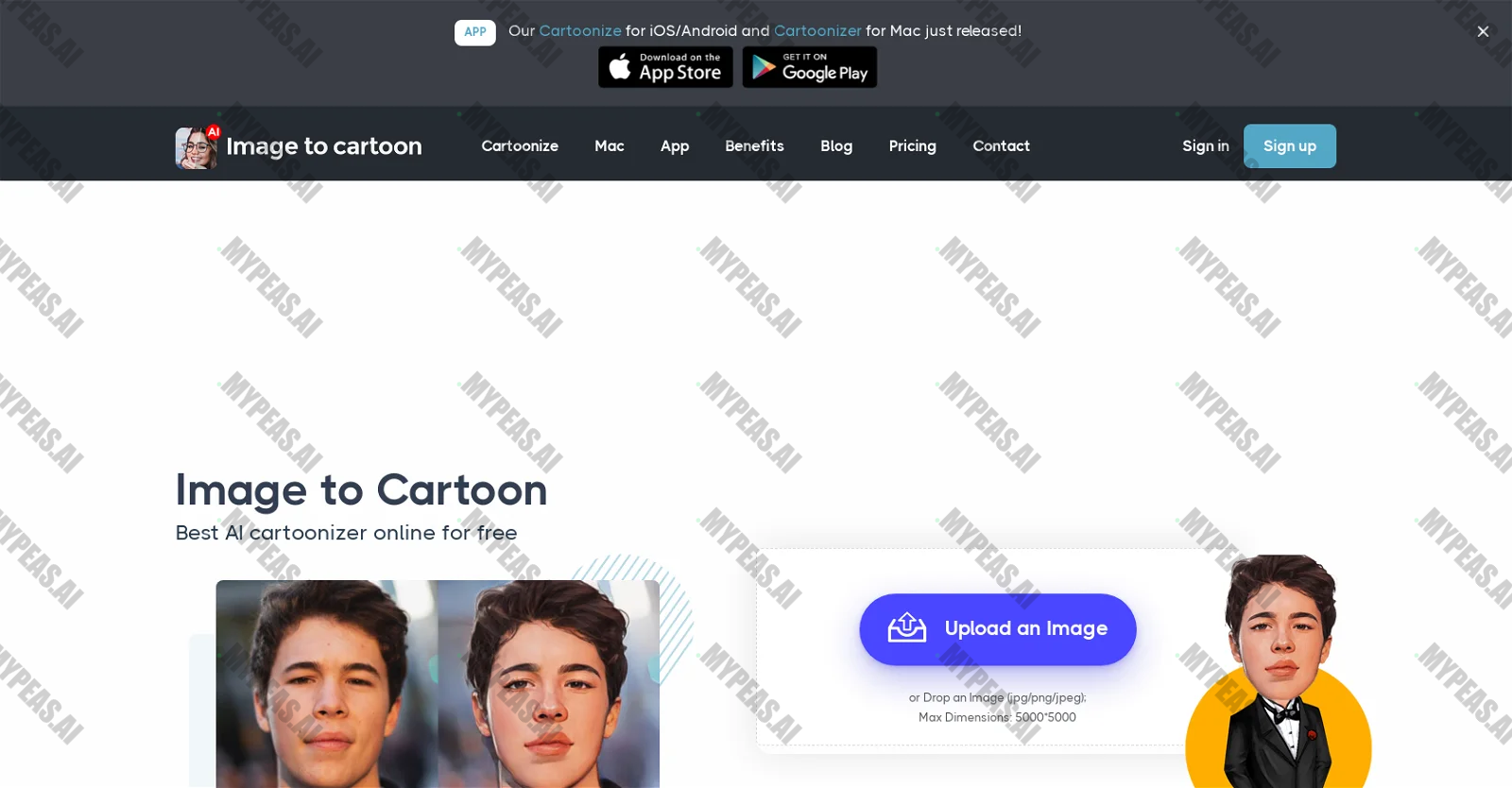 Cartoonize screenshot