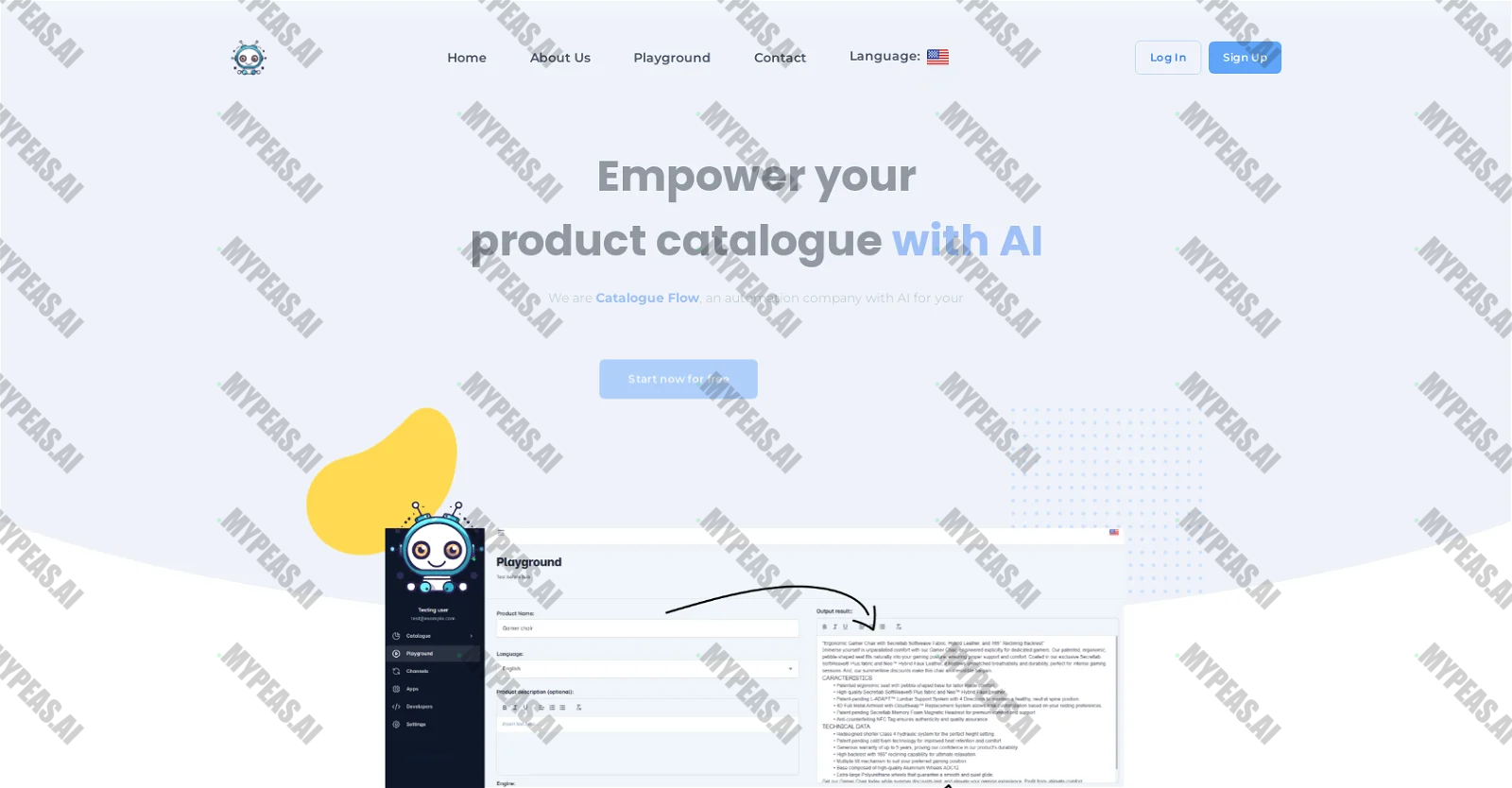 Catalogue Flow screenshot