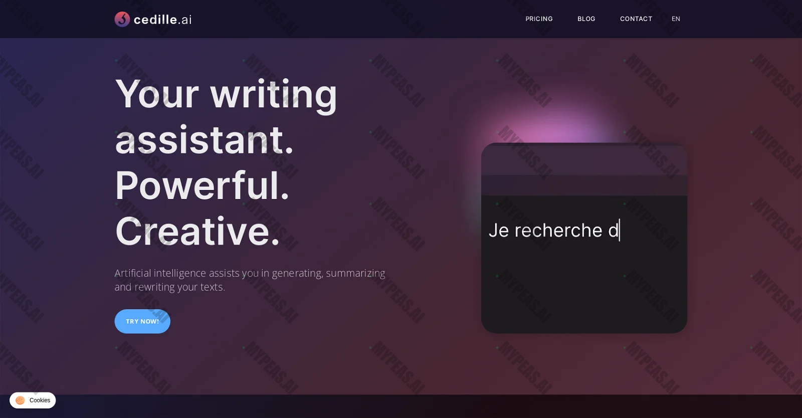 Cedille screenshot