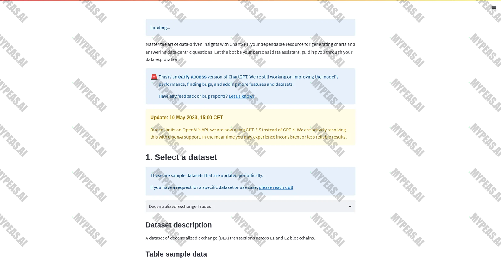 ChartGPT Cadlabs screenshot