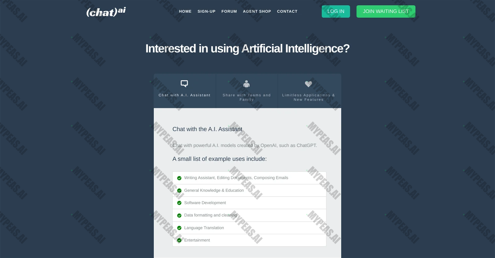 Chat.AI screenshot
