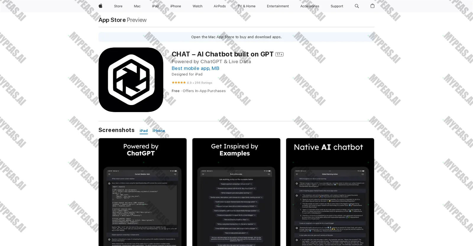CHAT – AI Chatbot screenshot