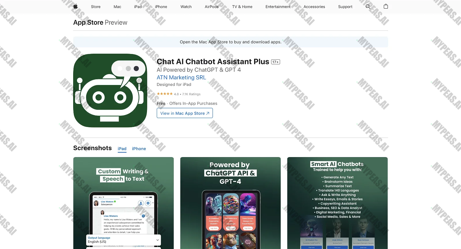 ChatAI screenshot
